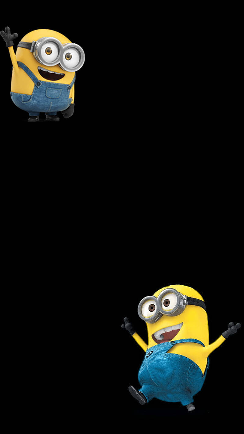 Download Playing Minion Phone Wallpaper | Wallpapers.com