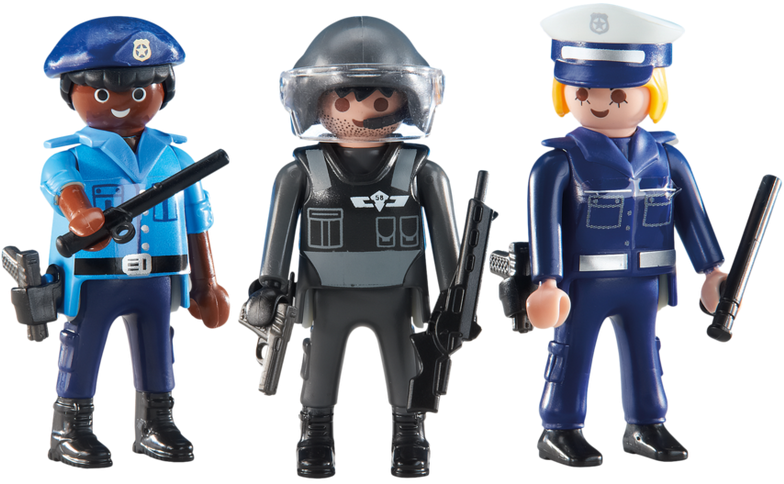 Playmobil Police Officers Figurines PNG