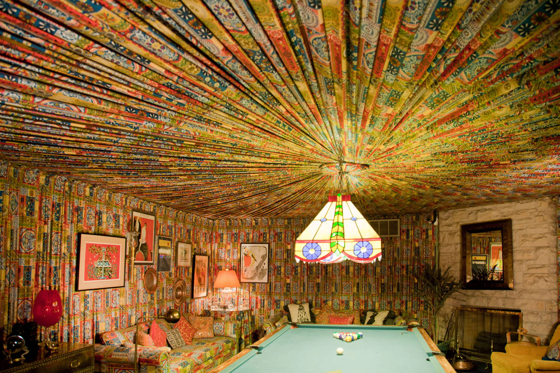 Playroom Inside The Graceland Estate Wallpaper