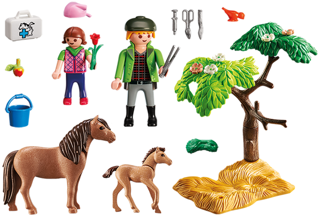Playset Characters Horsesand Accessories PNG