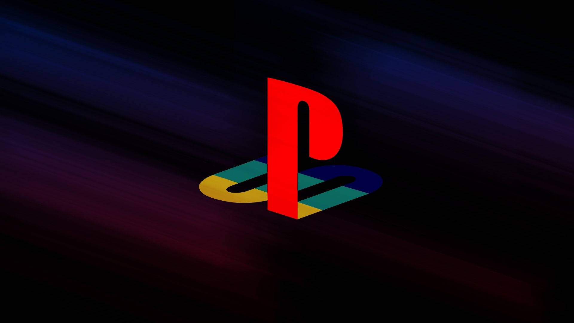 Playstation 1 Colored Monogram Wallpaper