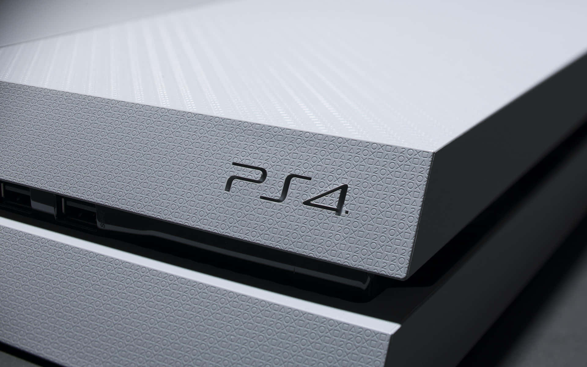 A White Playstation 4 Console Is Shown Wallpaper