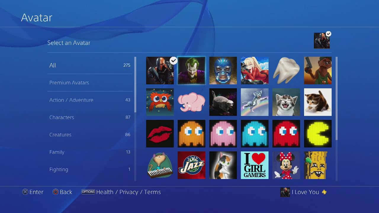 Create a custom profile picture to put a personal touch on your PlayStation profile.