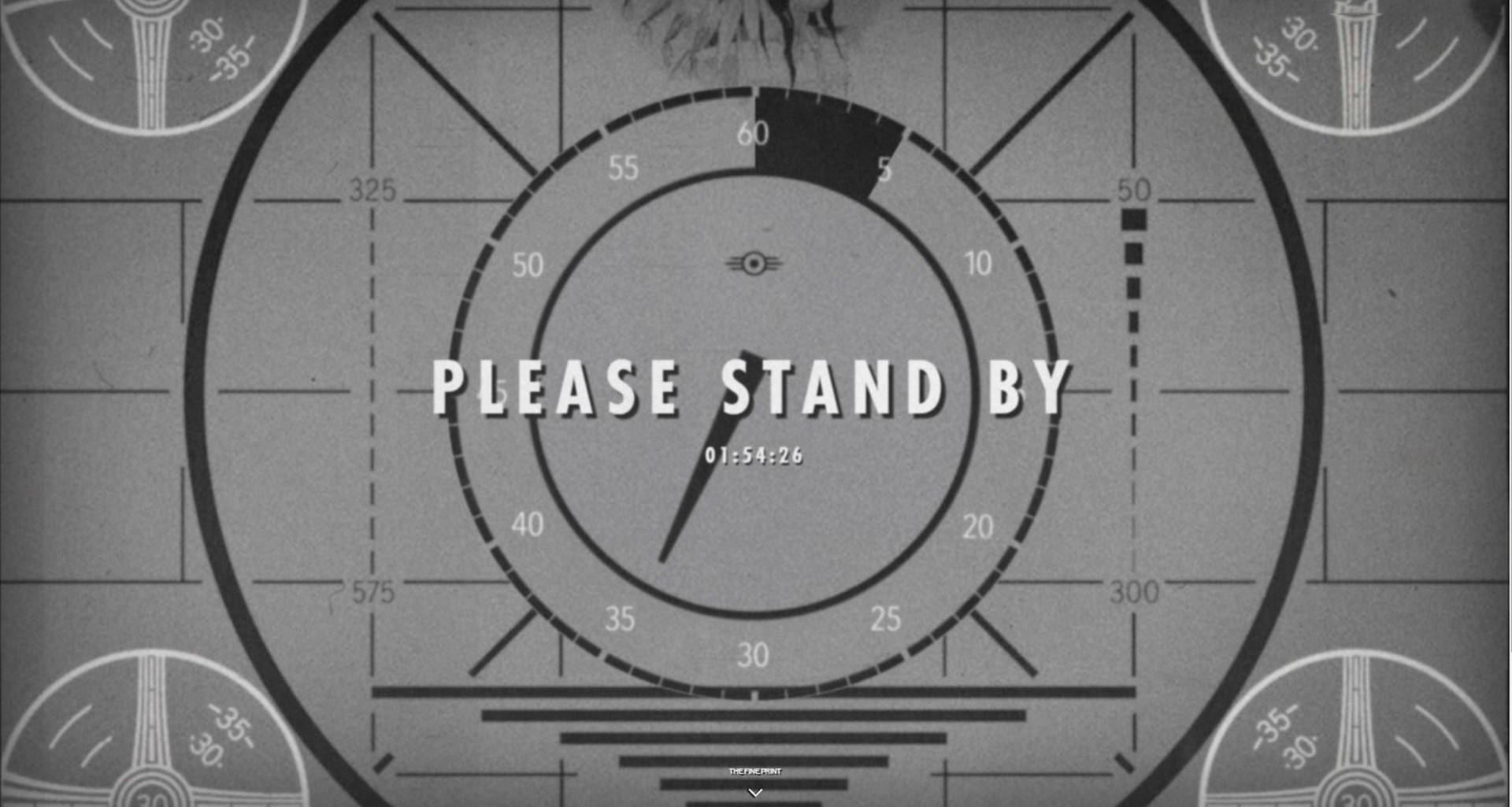 Please Stand By Broadcast Wallpaper