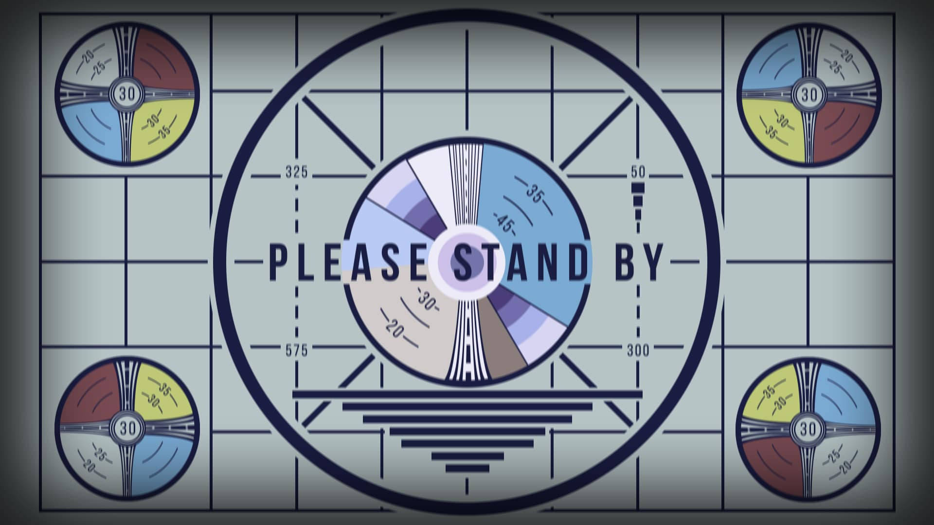 Please Stand By Screen Wallpaper
