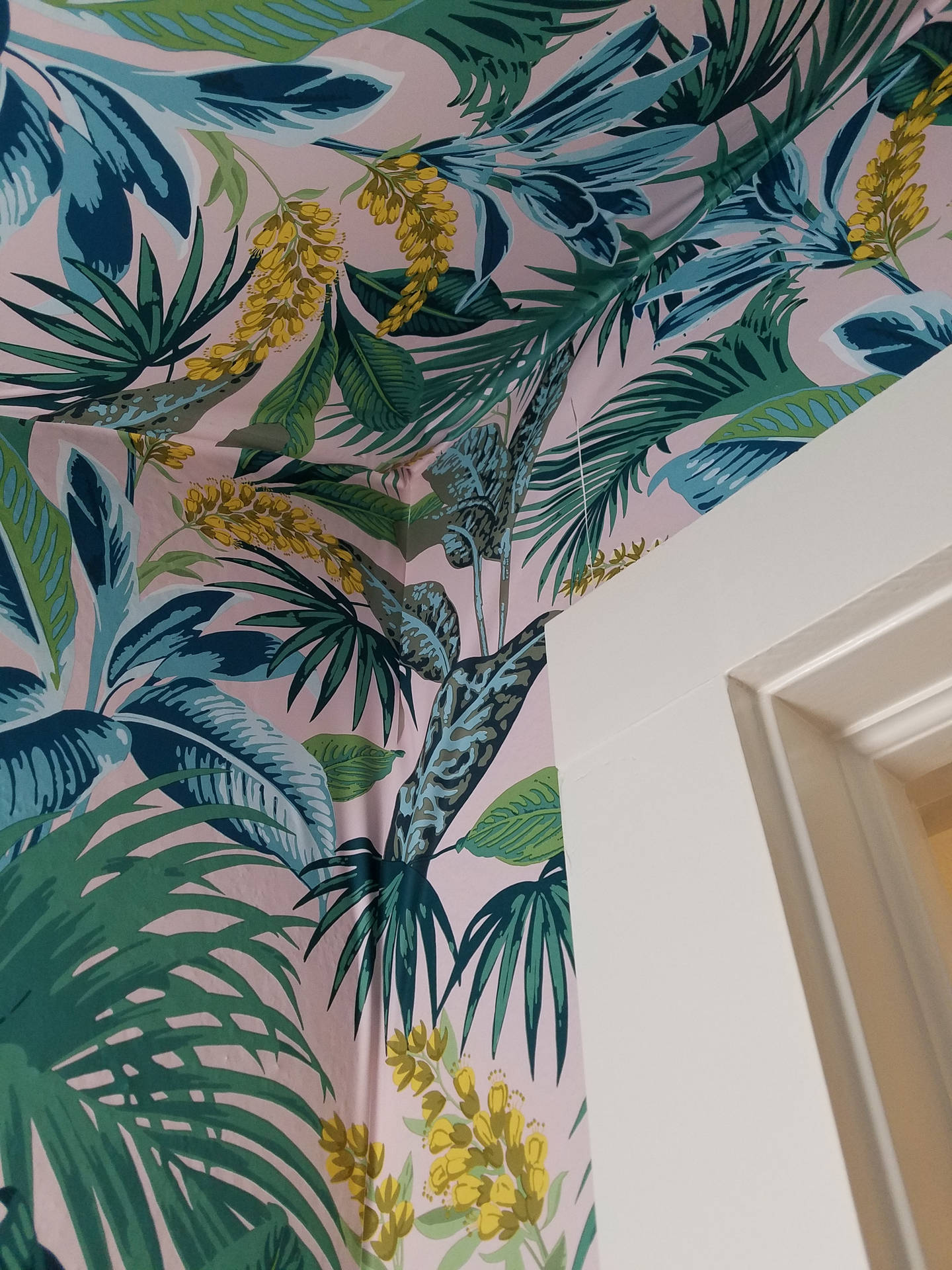 Pliable Tropical Wall Texture Wallpaper