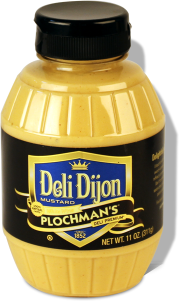 Download Plochmans Deli Dijon Mustard Bottle | Wallpapers.com