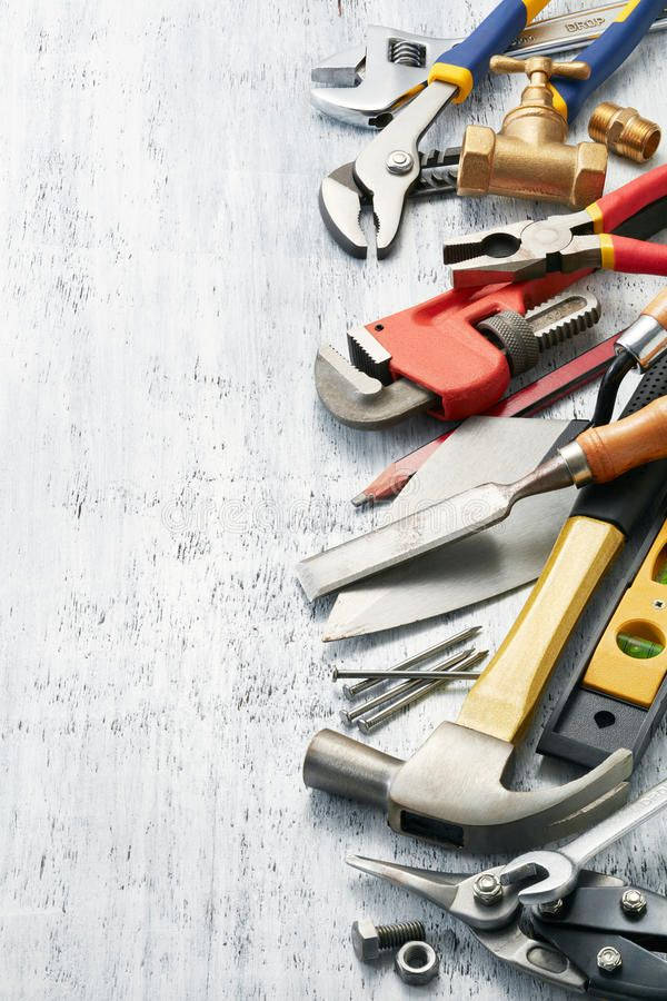 Download Plumbing Tools Maintenance White Texture Wallpaper 