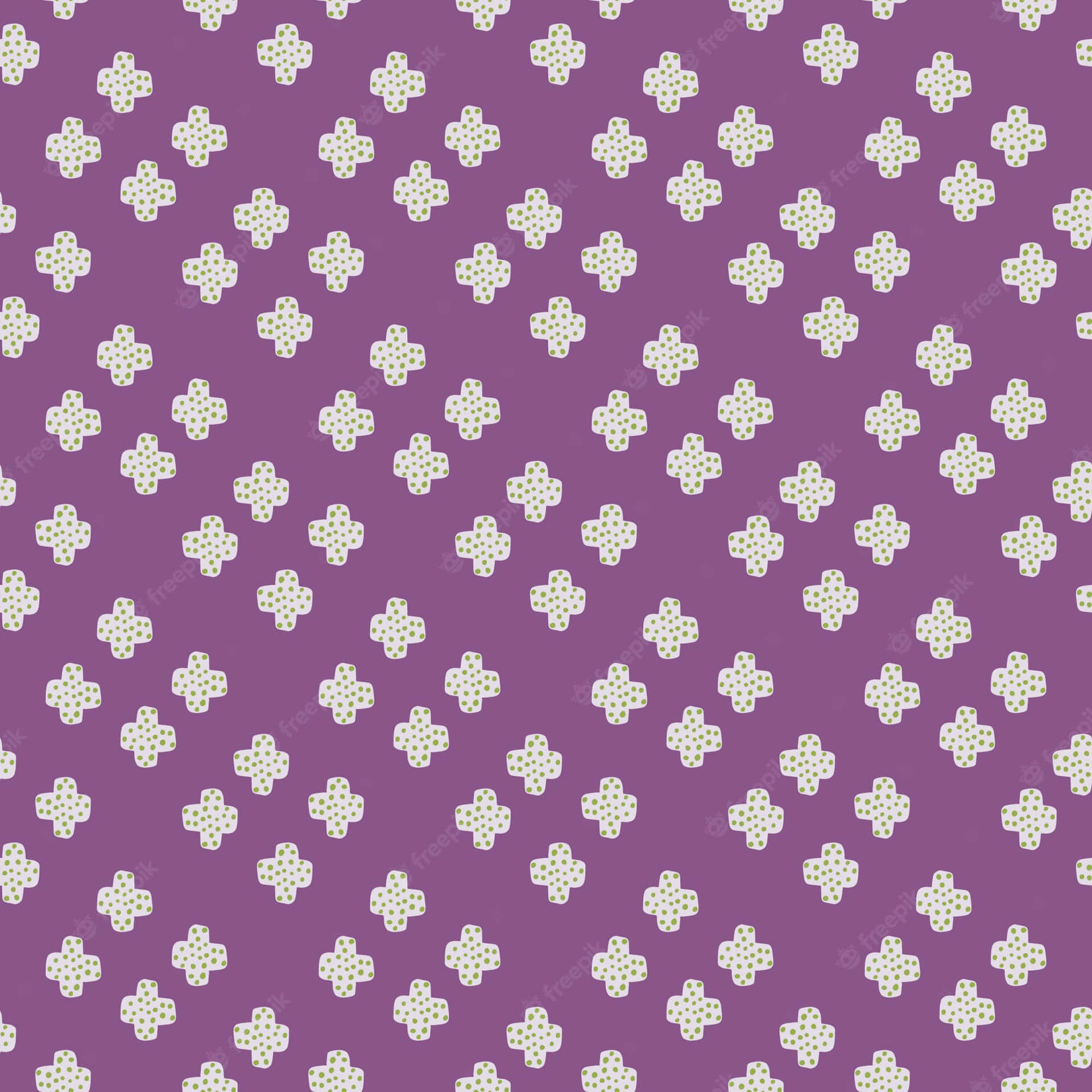 Plus Pattern Purple Art Wallpaper
