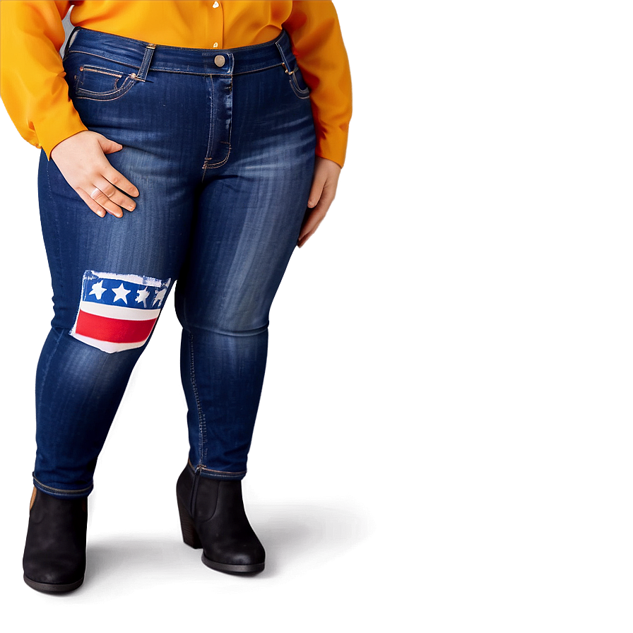 Plus Size Jeans Png 05242024 PNG