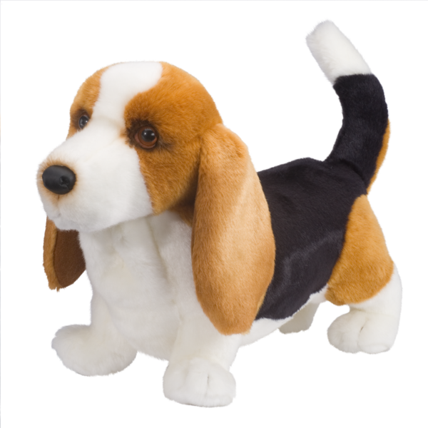 Plush Basset Hound Toy PNG