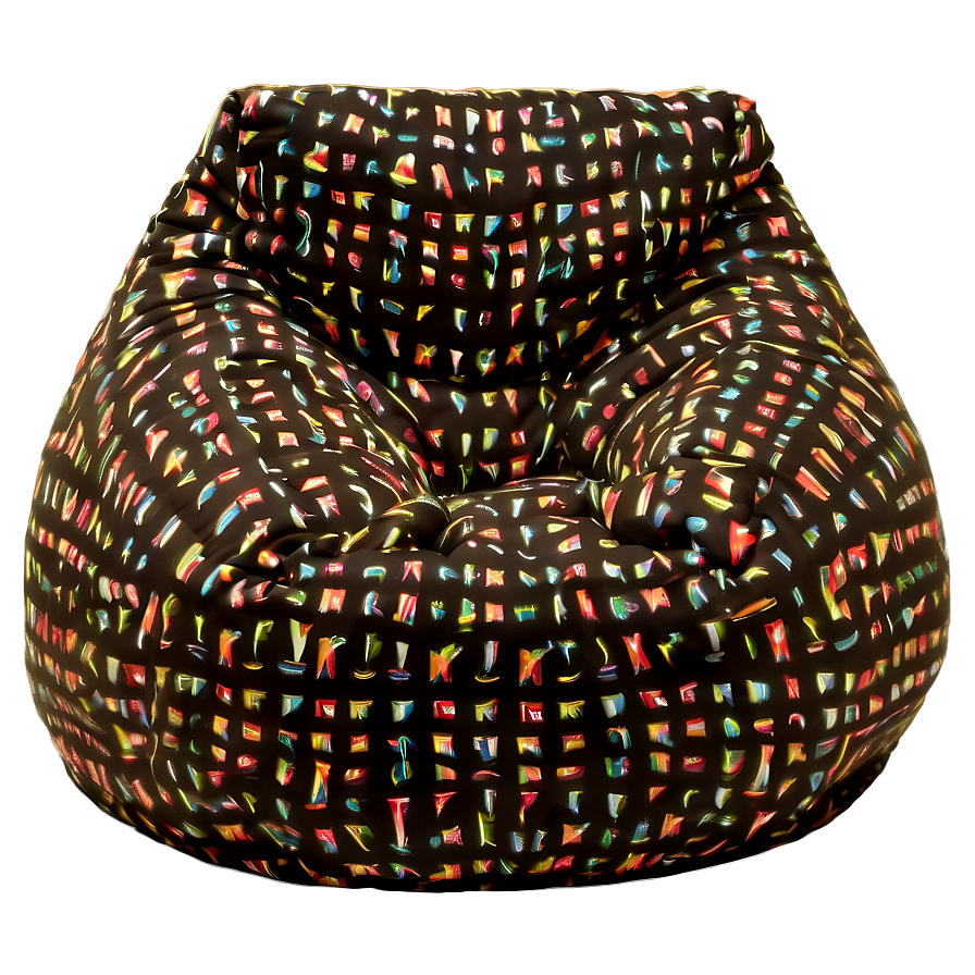 Plush Beanbag Seat Png Ibd77 PNG