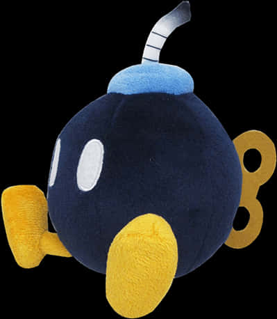 Plush Bomb Toy PNG