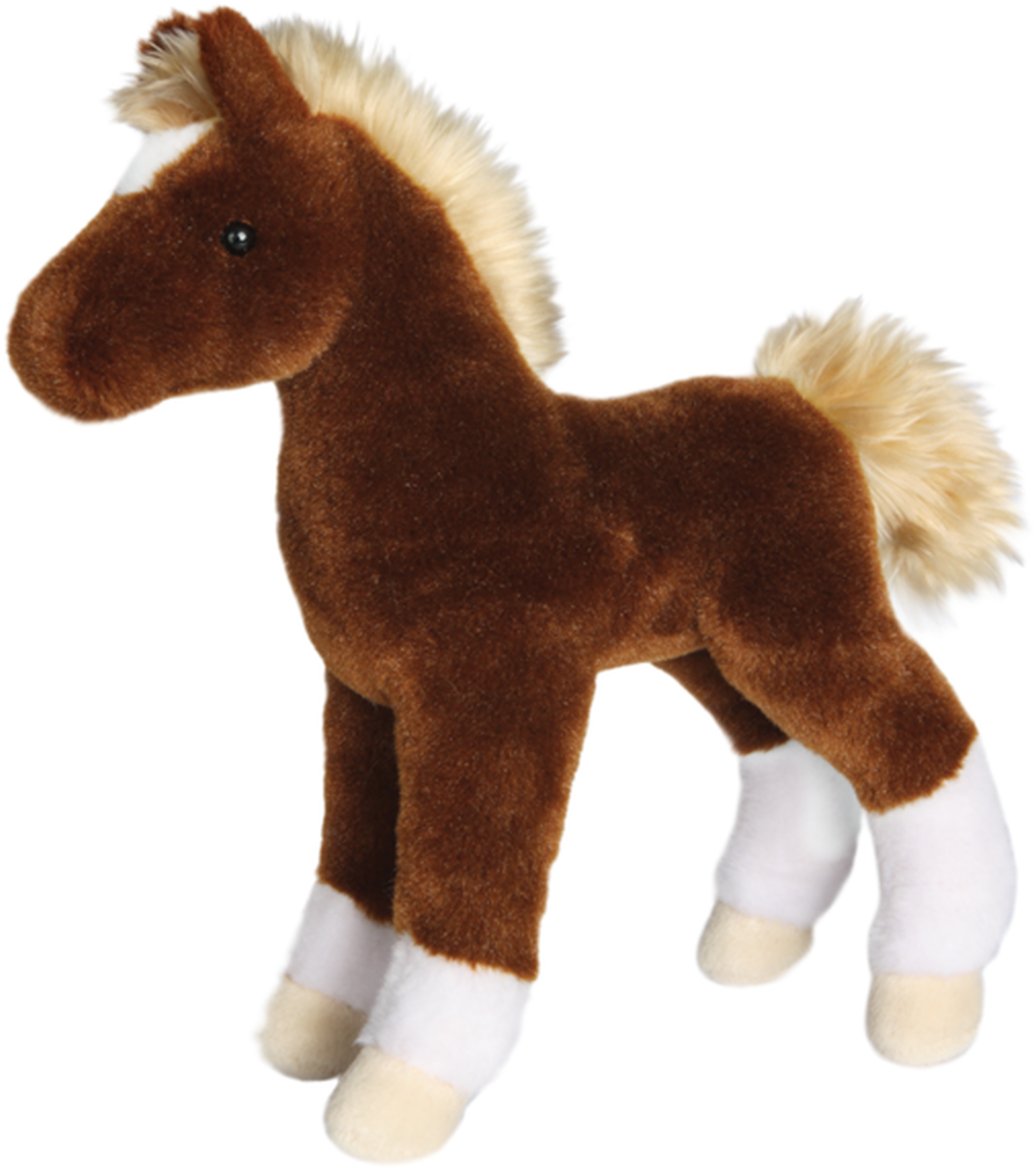 Plush Brown Foal Toy PNG