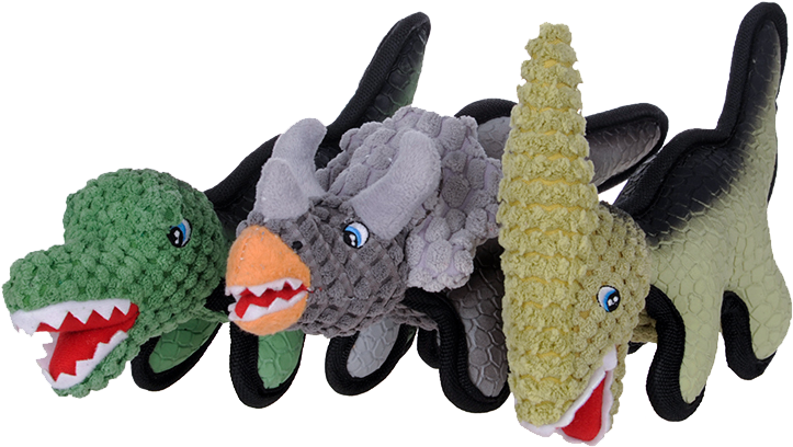 Plush Dinosaur Toys Collection PNG