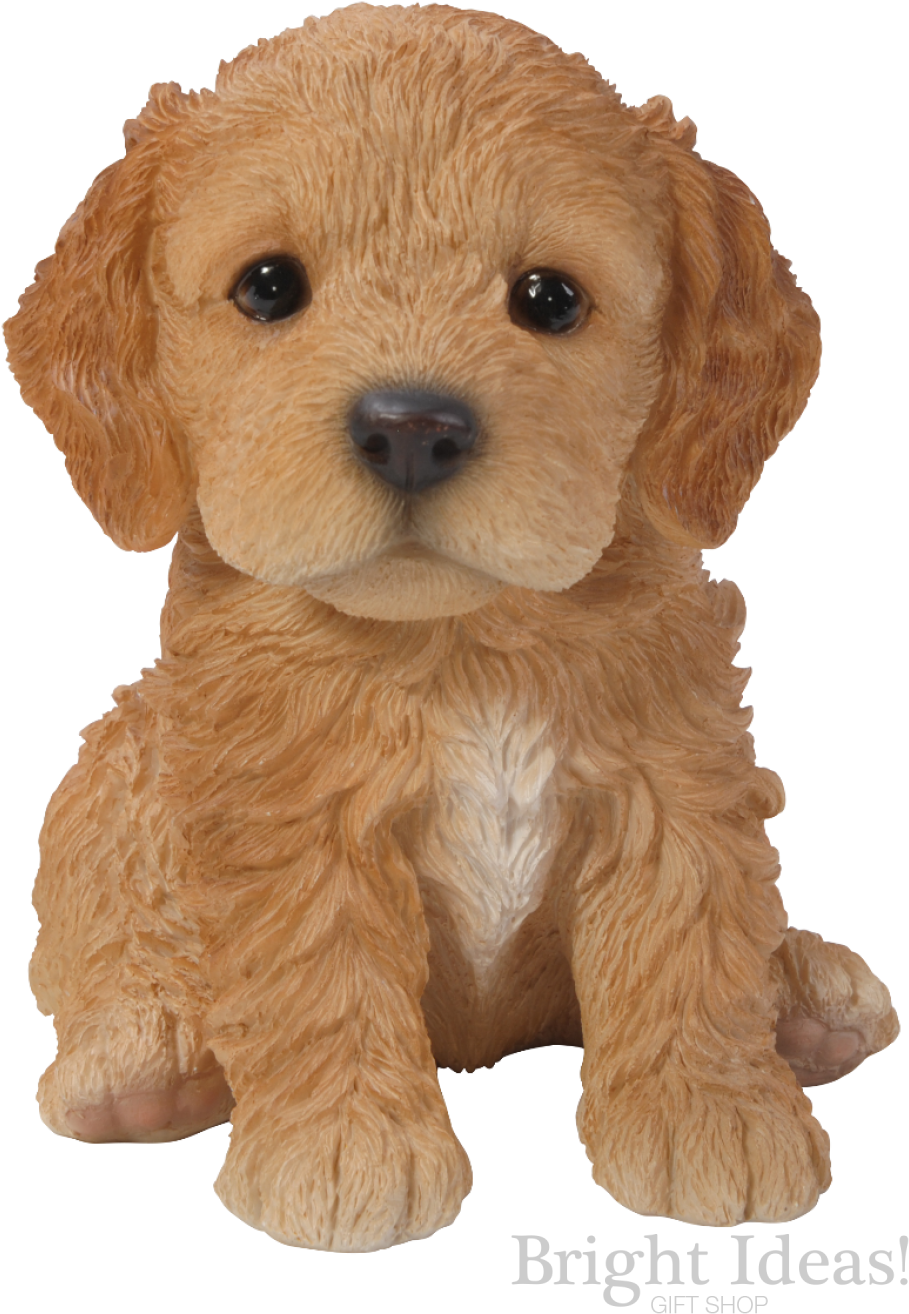 Plush Golden Retriever Puppy Toy PNG