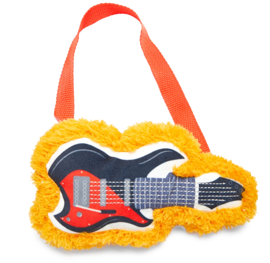 Plush Guitar Handbag PNG