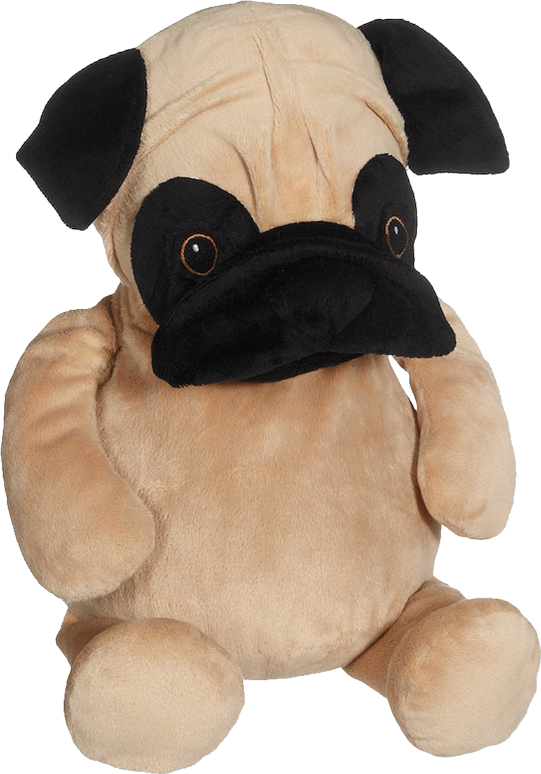 Plush Pug Toy PNG