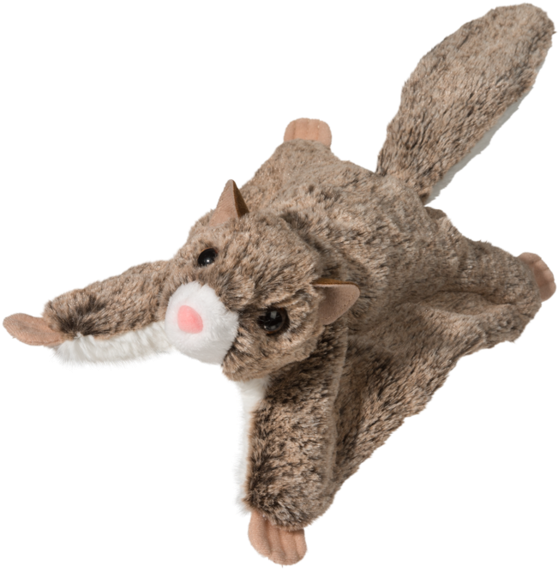 Plush Squirrel Toy Floating PNG