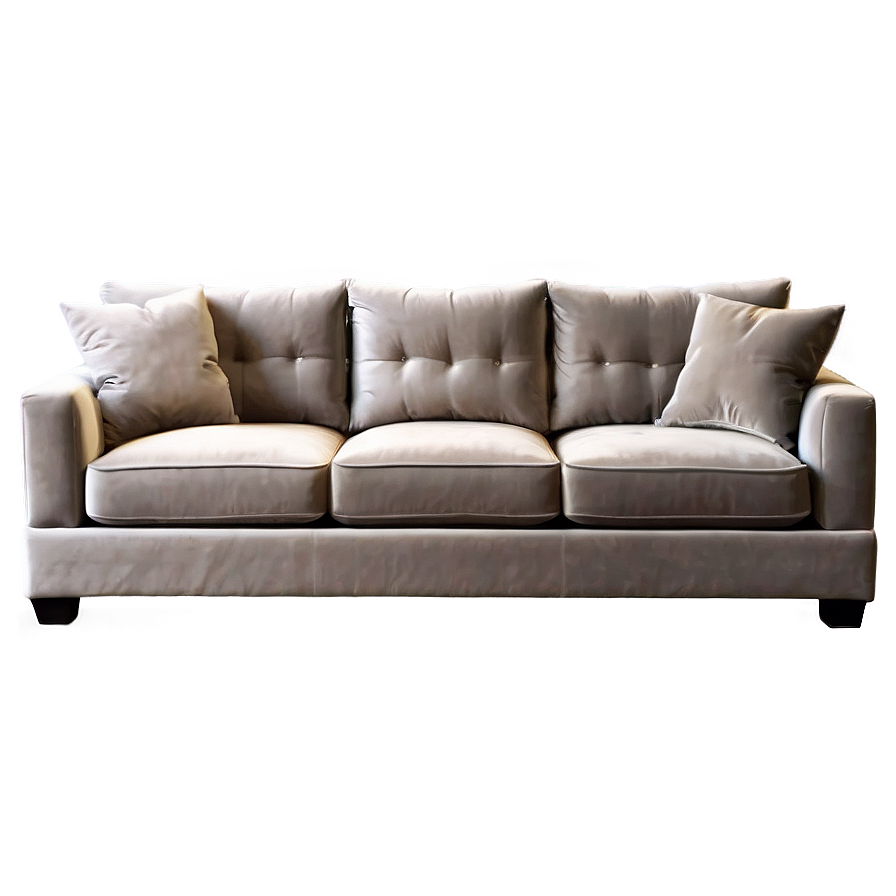 Plush Velvet Sofa Png Nbg16 PNG