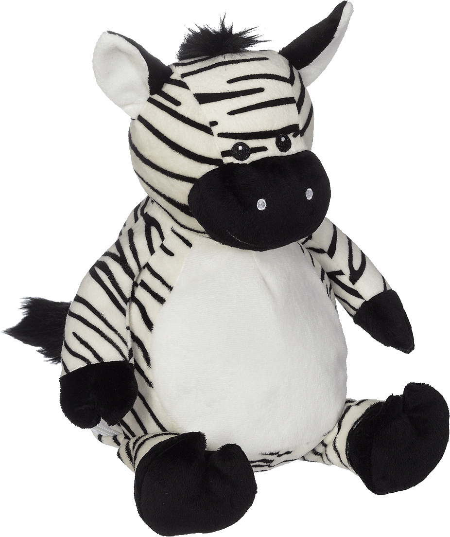Plush Zebra Toy PNG