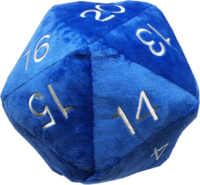 Plush20 Sided Dice PNG