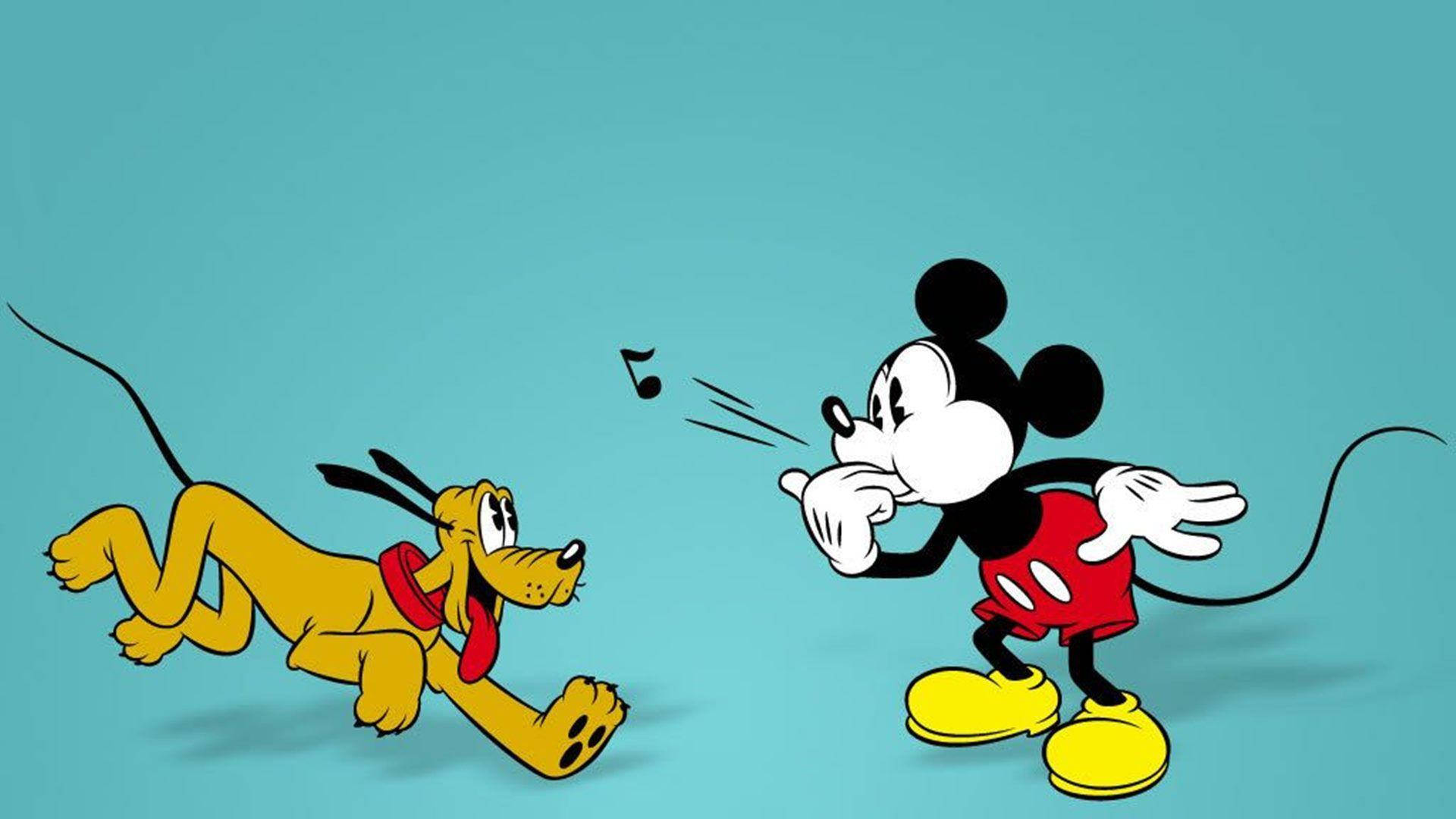 Pluto And Mickey Mouse Hd