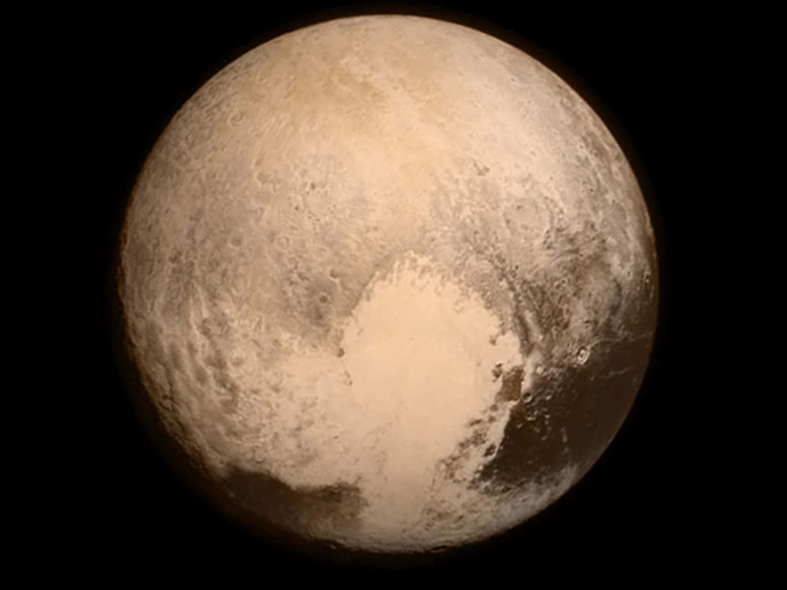 Pluto,planeten Vid Kanten Av Vårt Solsystem.