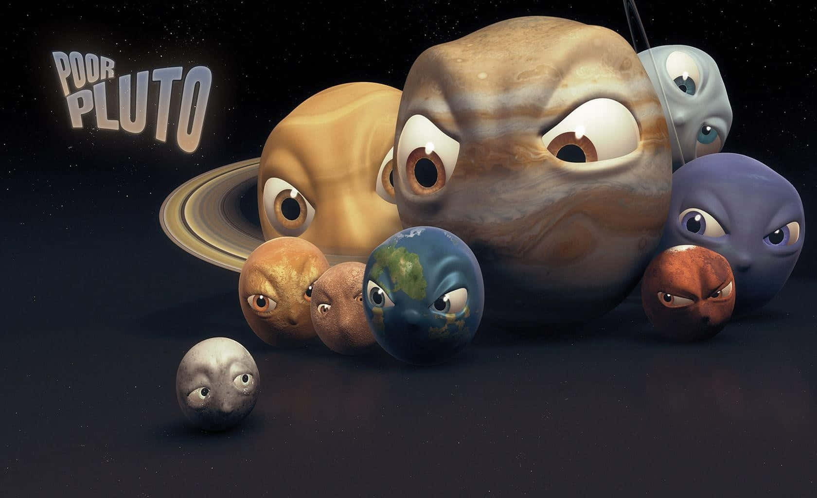 Bilden Bild Av Dvärgplaneten Pluto.