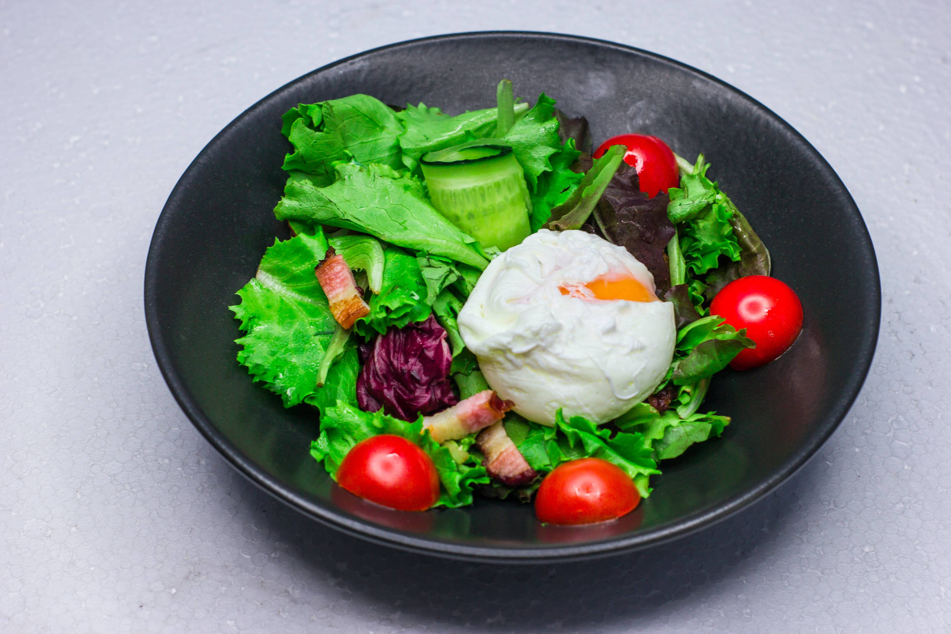 Poached Egg Salad