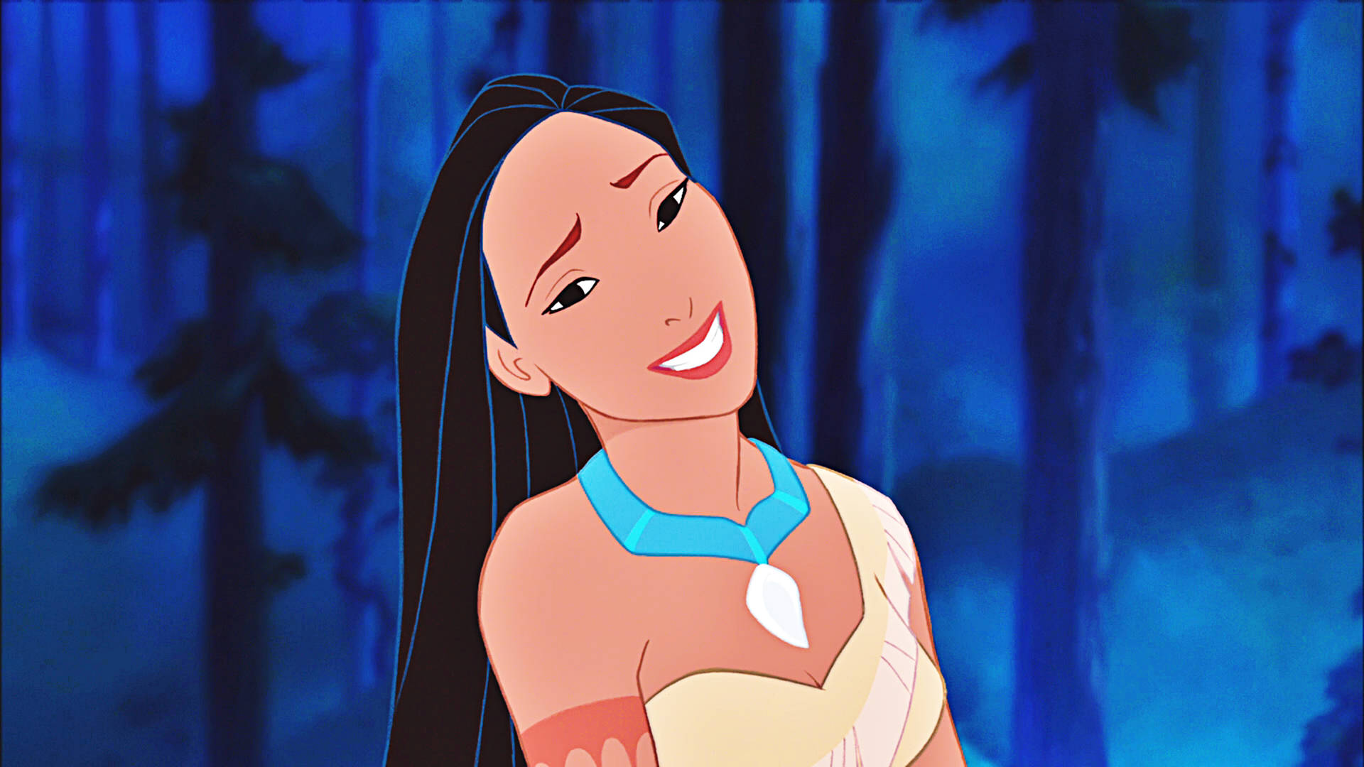 Pocahontas Awkward Smile