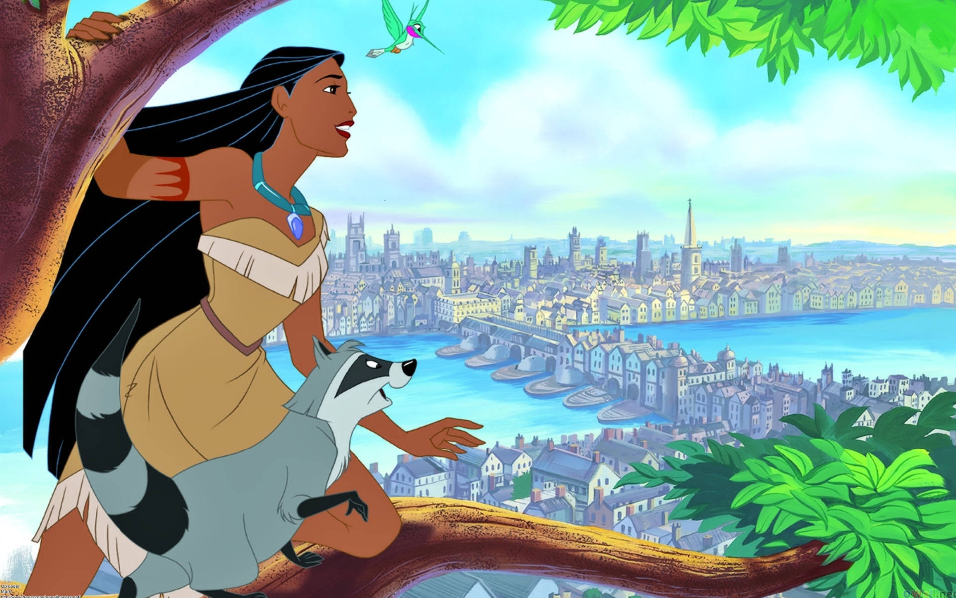 Pocahontas Looking At City
