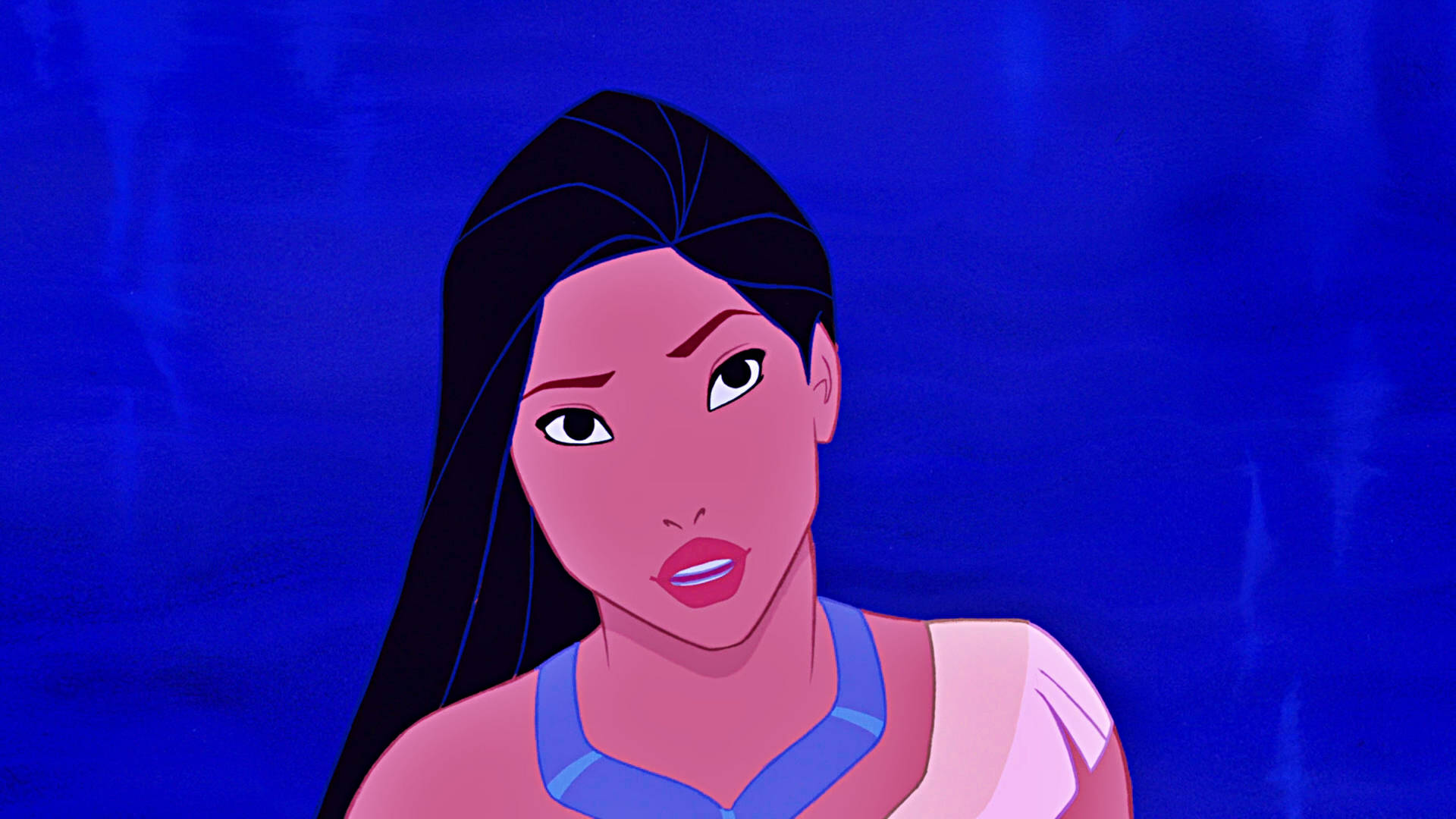 Pocahontas Looking Skeptical