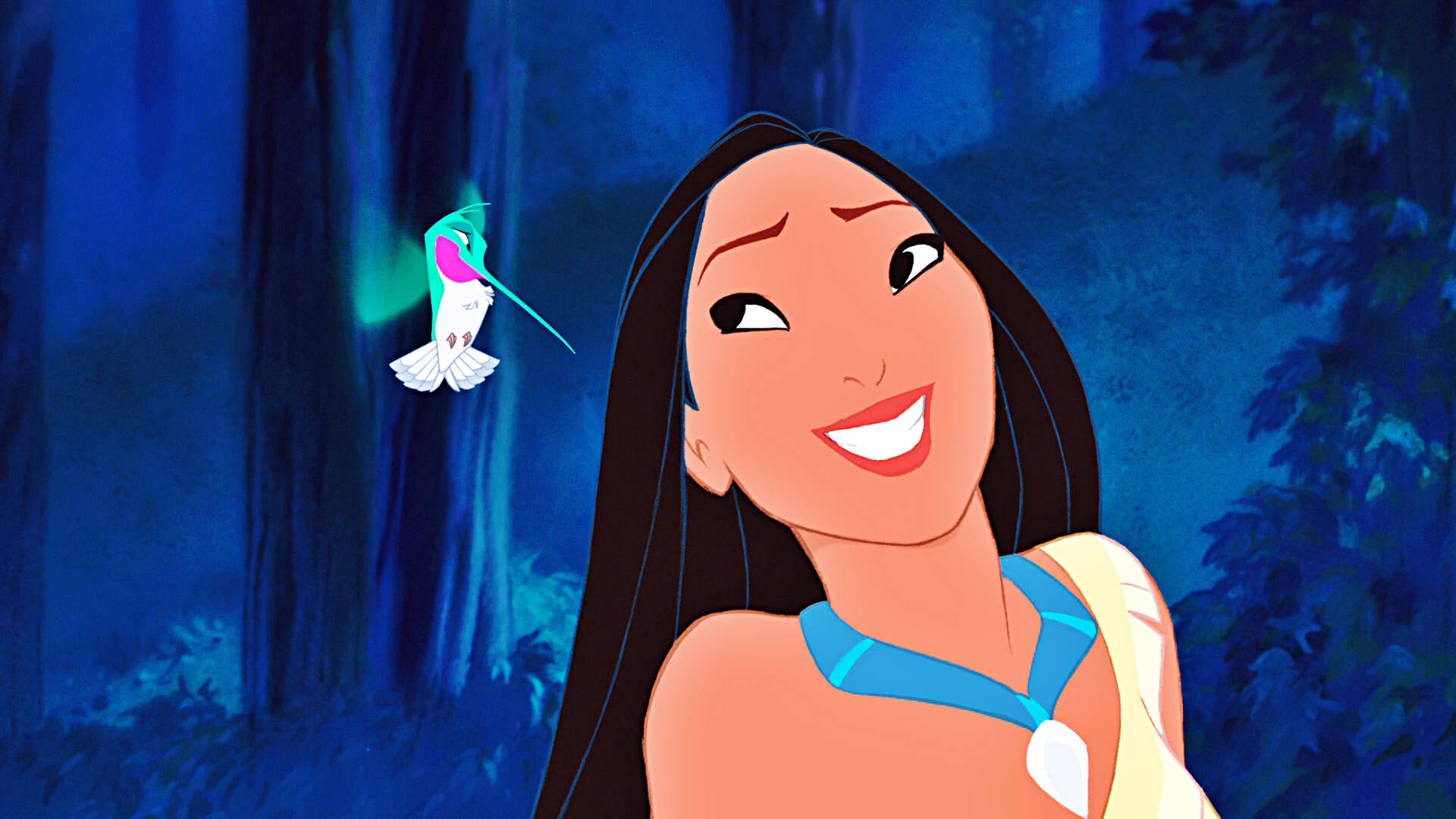 Pocahontas Smiling At Flit