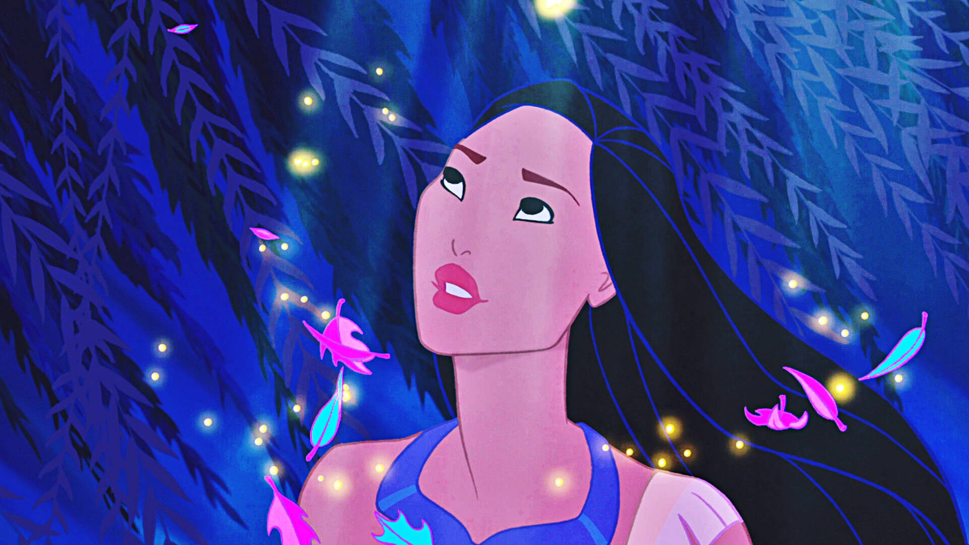 Pocahontas Under The Light Wallpaper