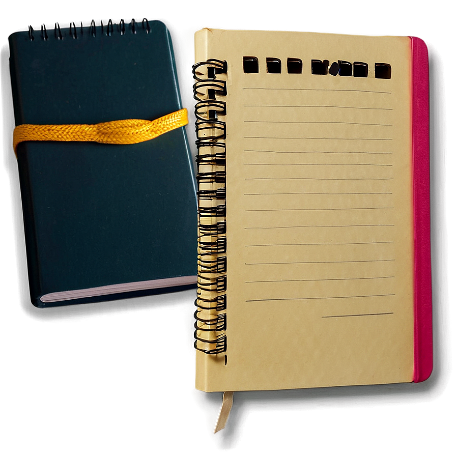 Pocket Size Notebook Png 05252024 PNG