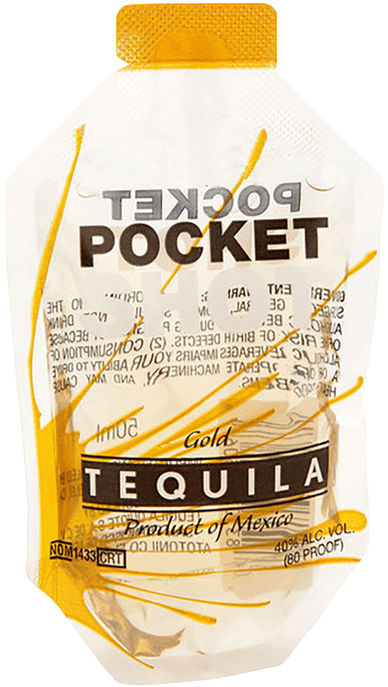 Pocket Tequila Pouch Transparent Background PNG