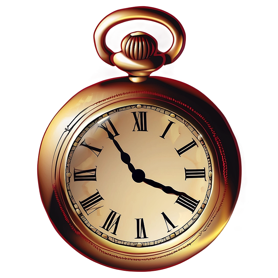 Pocket Watch Clock Clipart Png Upd85 PNG