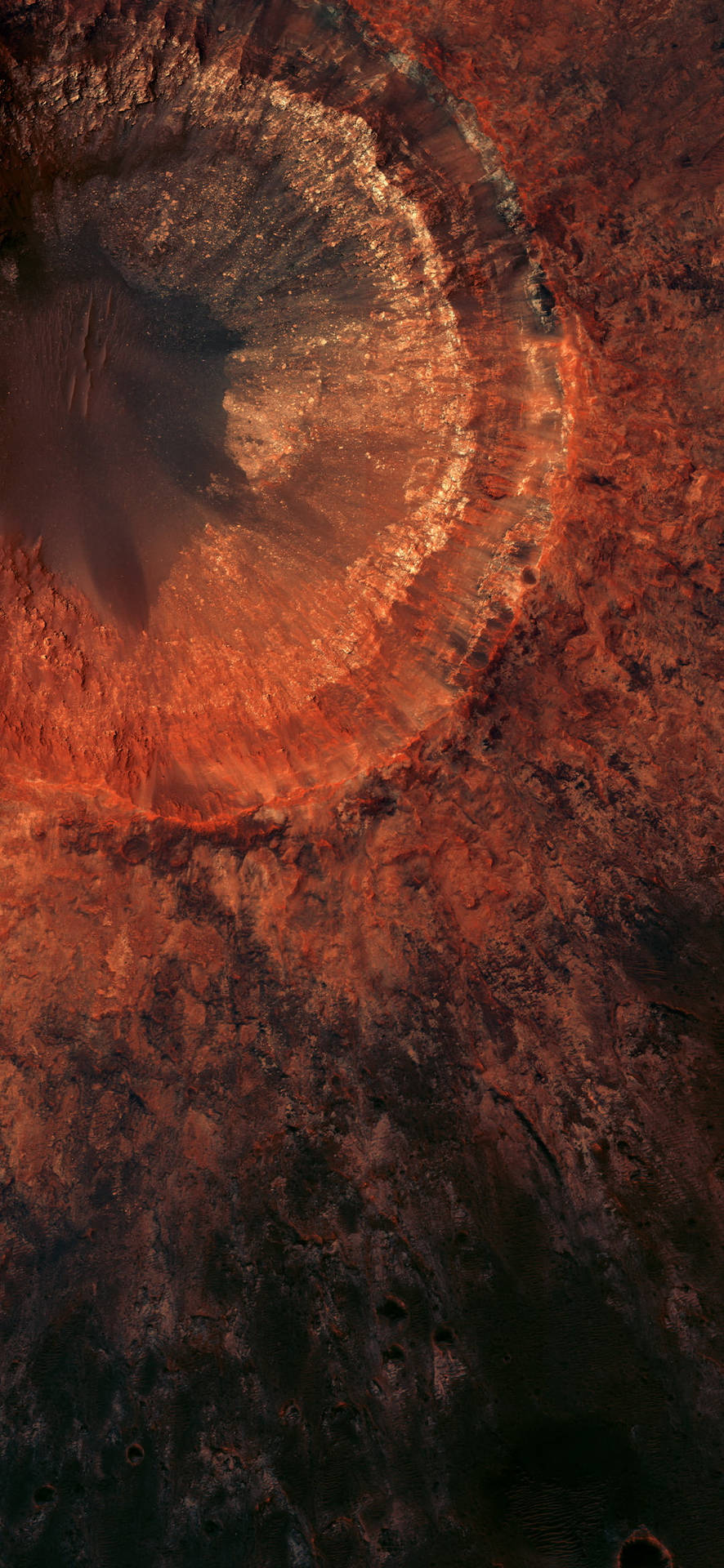 Pocox2 Cráter Del Meteorito Fondo de pantalla