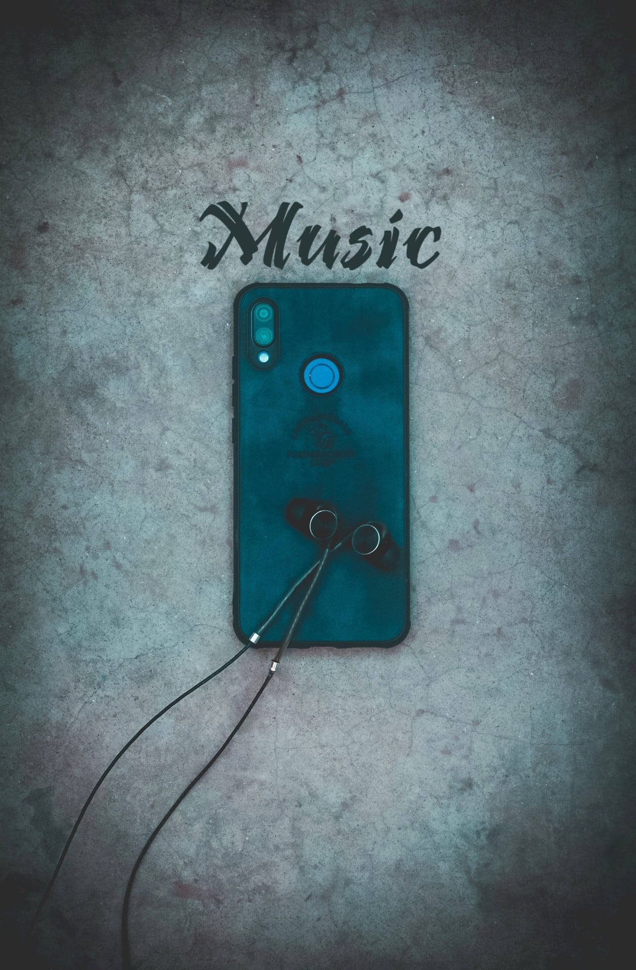 Poco X2 Phone With Earphones Wallpaper