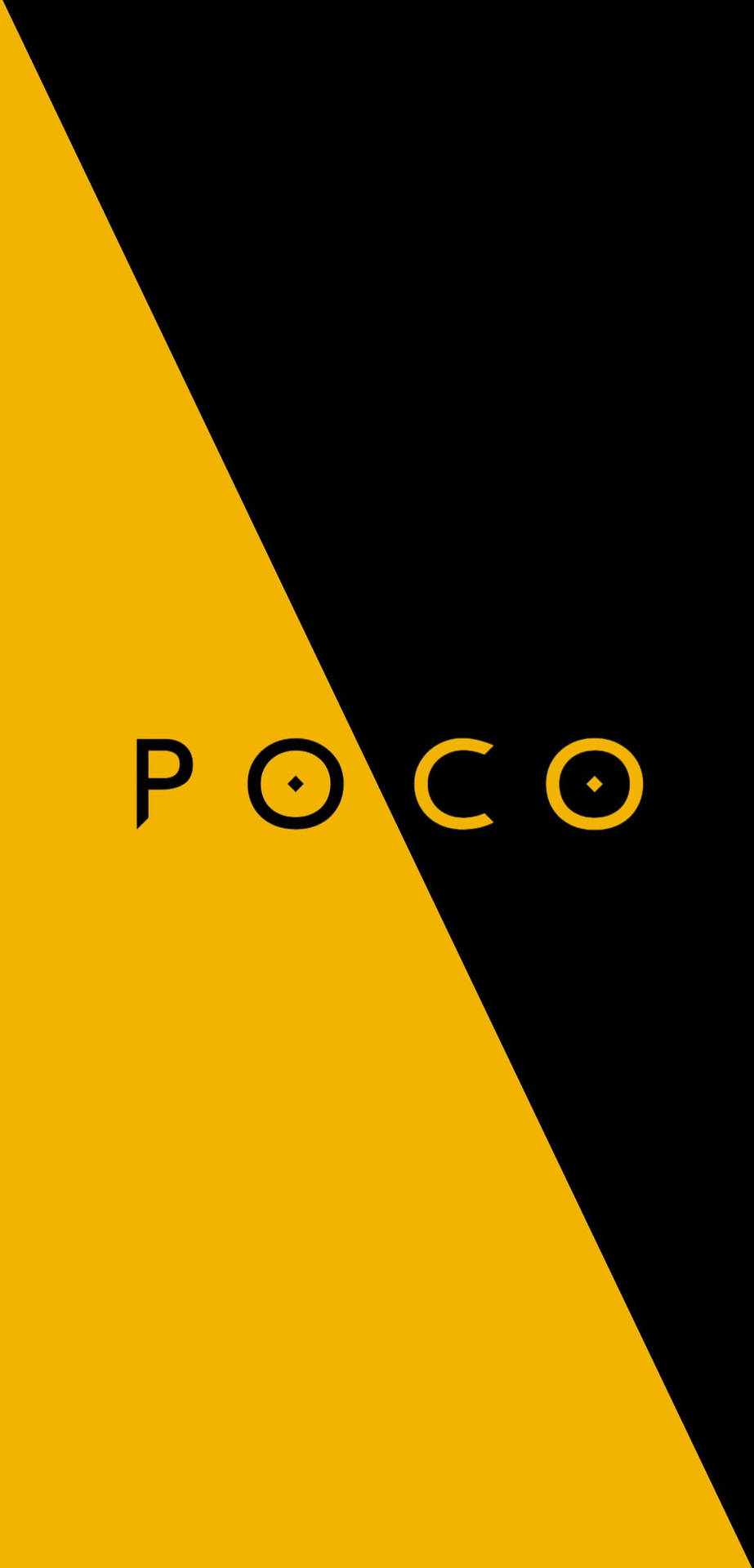 Pocox2 Amarillo Negro Fondo de pantalla