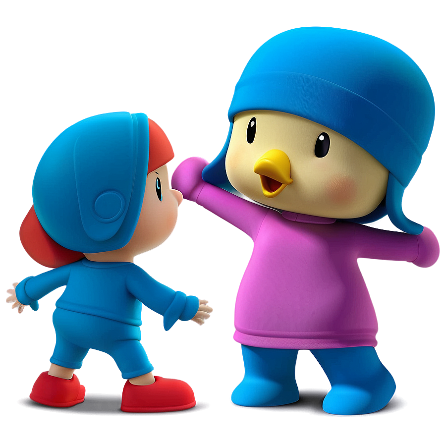 Pocoyo And Duck Dance Png Uxq PNG