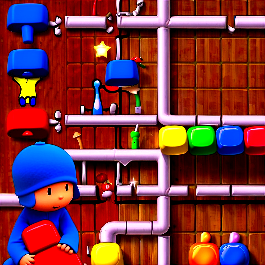 Pocoyo And The Puzzle Game Png 05232024 PNG