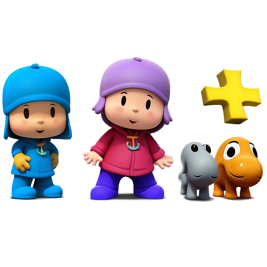 Pocoyo And The Puzzle Game Png Fep18 PNG