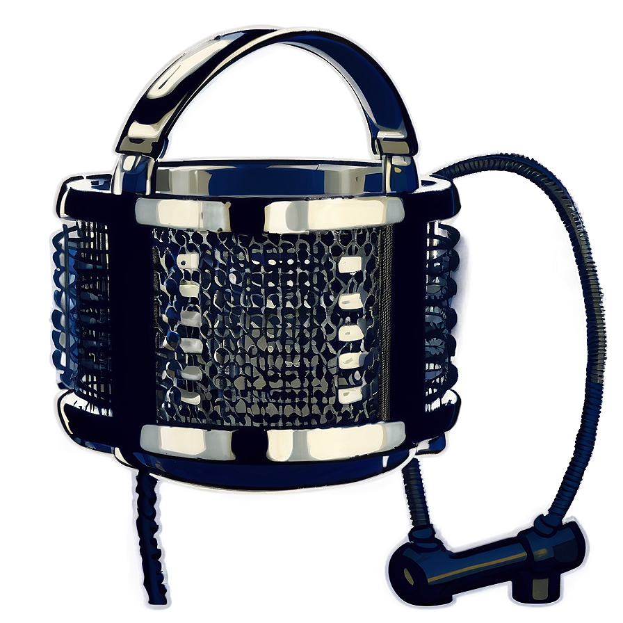 Podcast Mic With Pop Filter Png 40 PNG