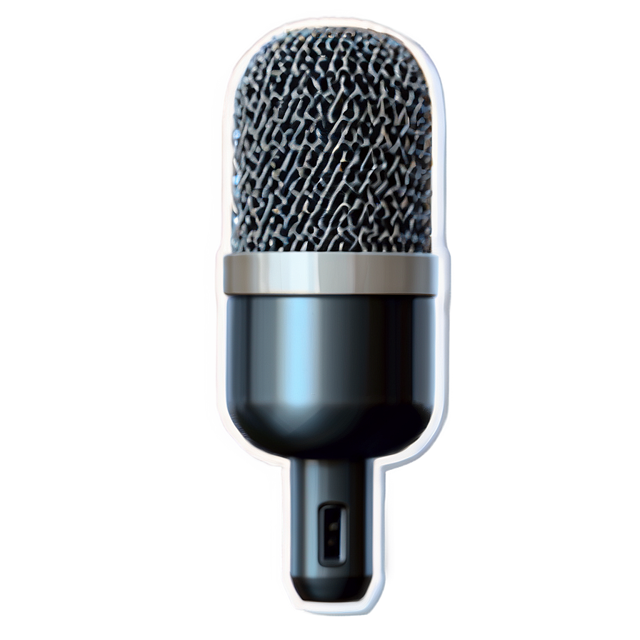 Podcast Mic With Volume Control Png 06202024 PNG