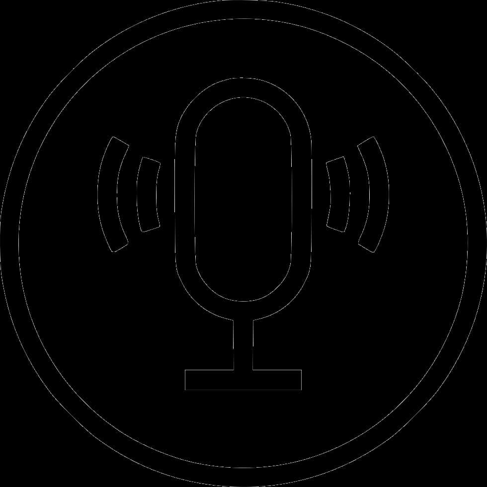 Podcast Microphone Icon PNG