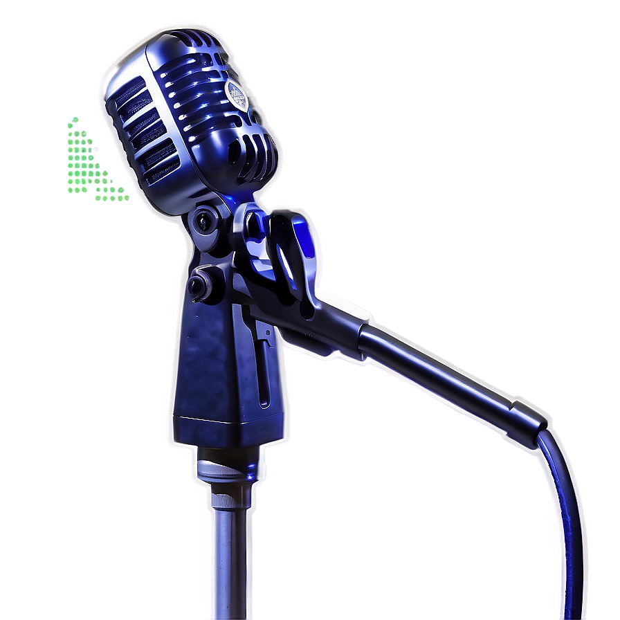 Podcast Microphone In Studio Setting Png 06202024 PNG