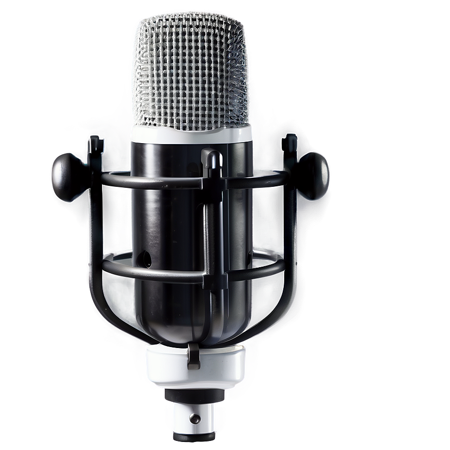 Podcast Microphone In Studio Setting Png 44 PNG