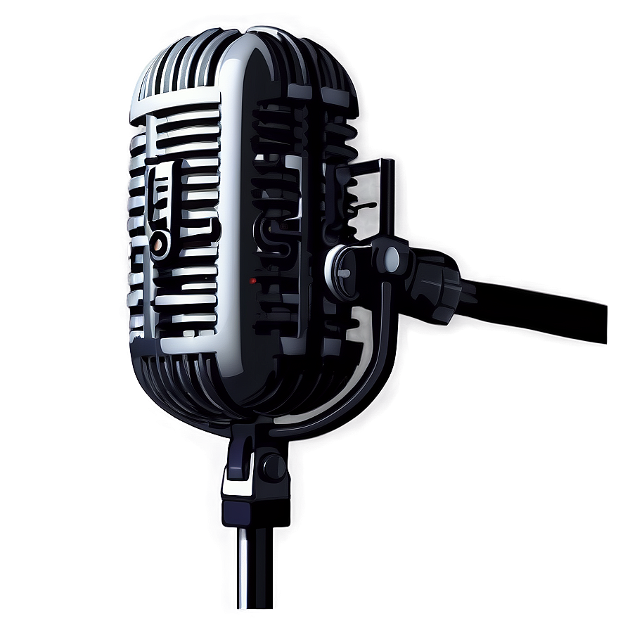 Podcast Microphone In Studio Setting Png 60 PNG